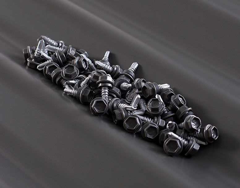 Metal Tek Cladding Screws 10X16 (No Washer) Climaseal4 Pk/1000 Painted