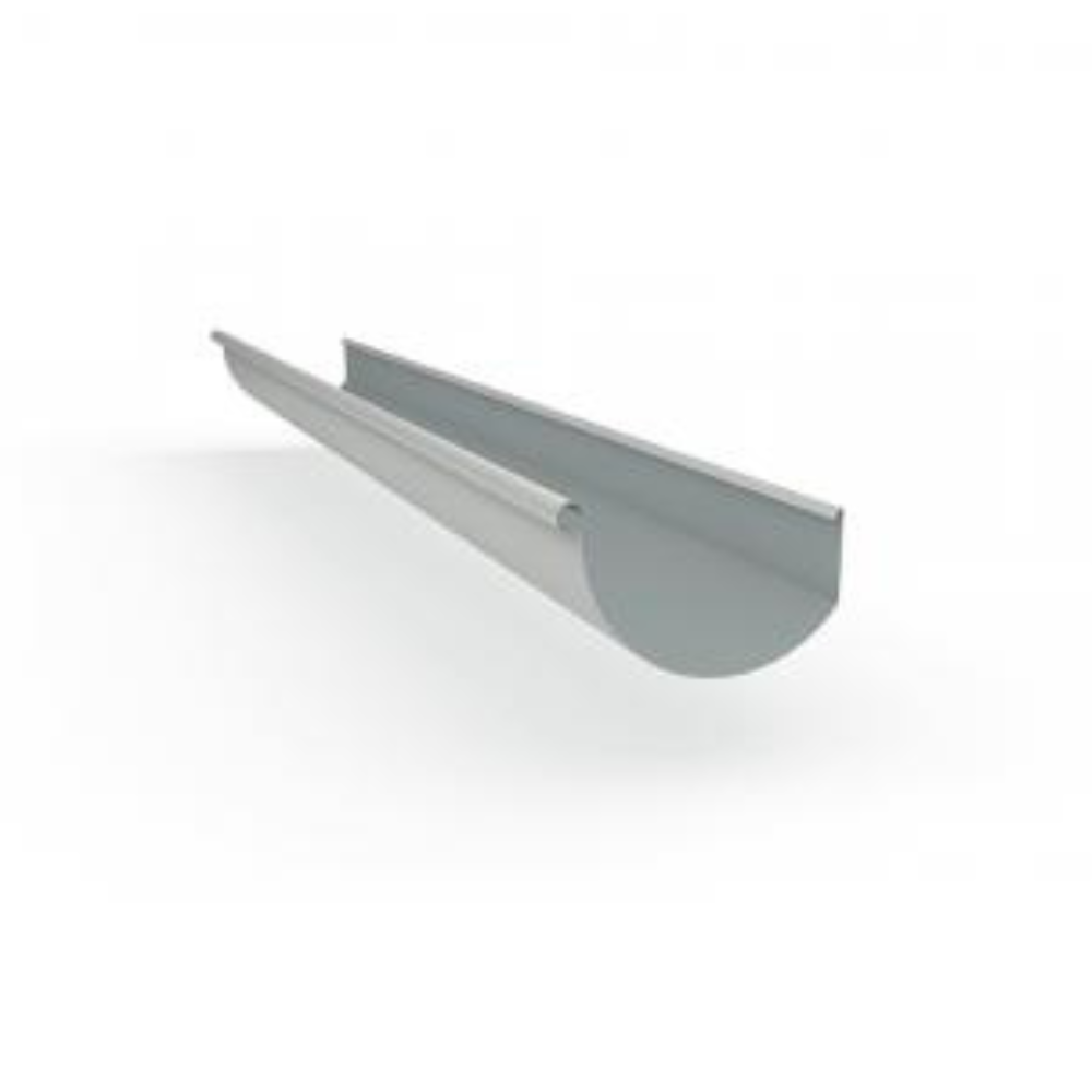 Half Round Flat Back Gutter 150mm Wide 0.42 Unslotted Colorbond Painted