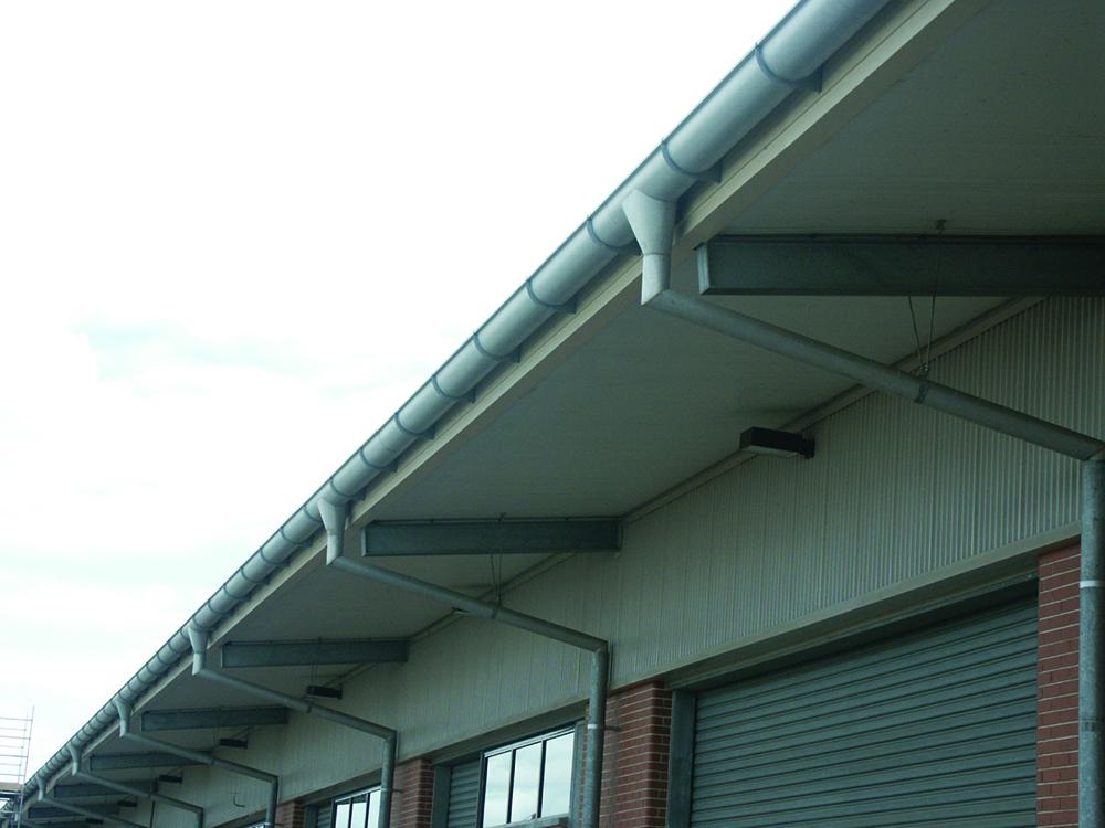 Half Round Gutter 150mm Wide 0.42 Unpainted