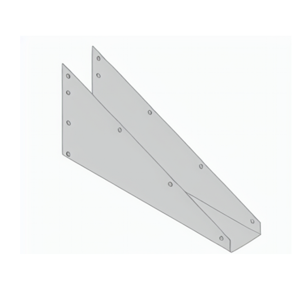 Firmlok Carport Collar Tie Bracket 22.5 Degrees, 2 Sizes Colorbond