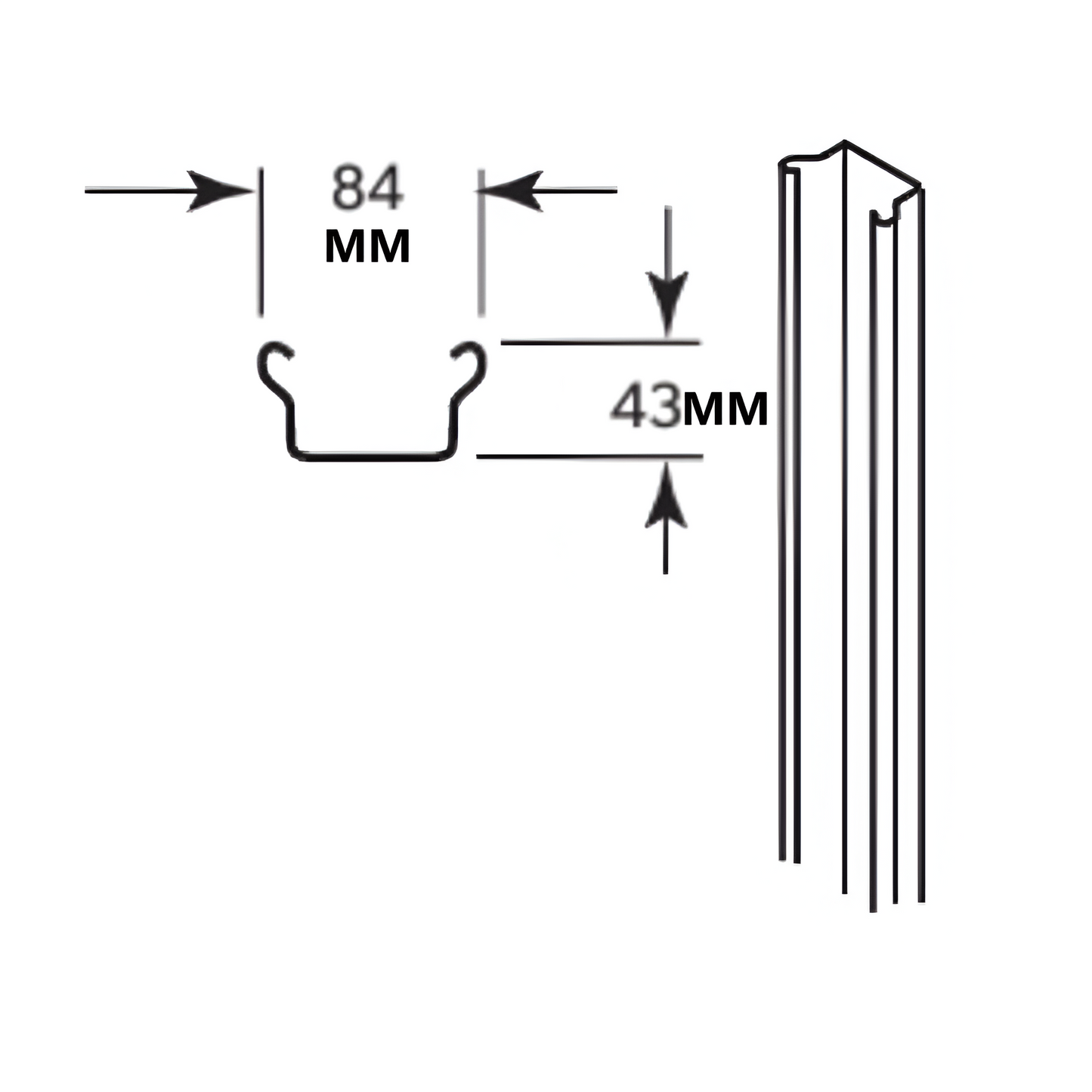 Lysaght Standard Steel Fence Posts 1800mm Long