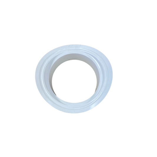 Pop / Drop / Nozzle 90mm Half Round Gutter  Pvc White Downpipe Accessory