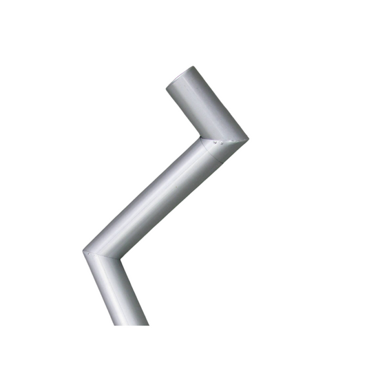 Round Downpipe Offset 75mm Zincalume - Adjustable