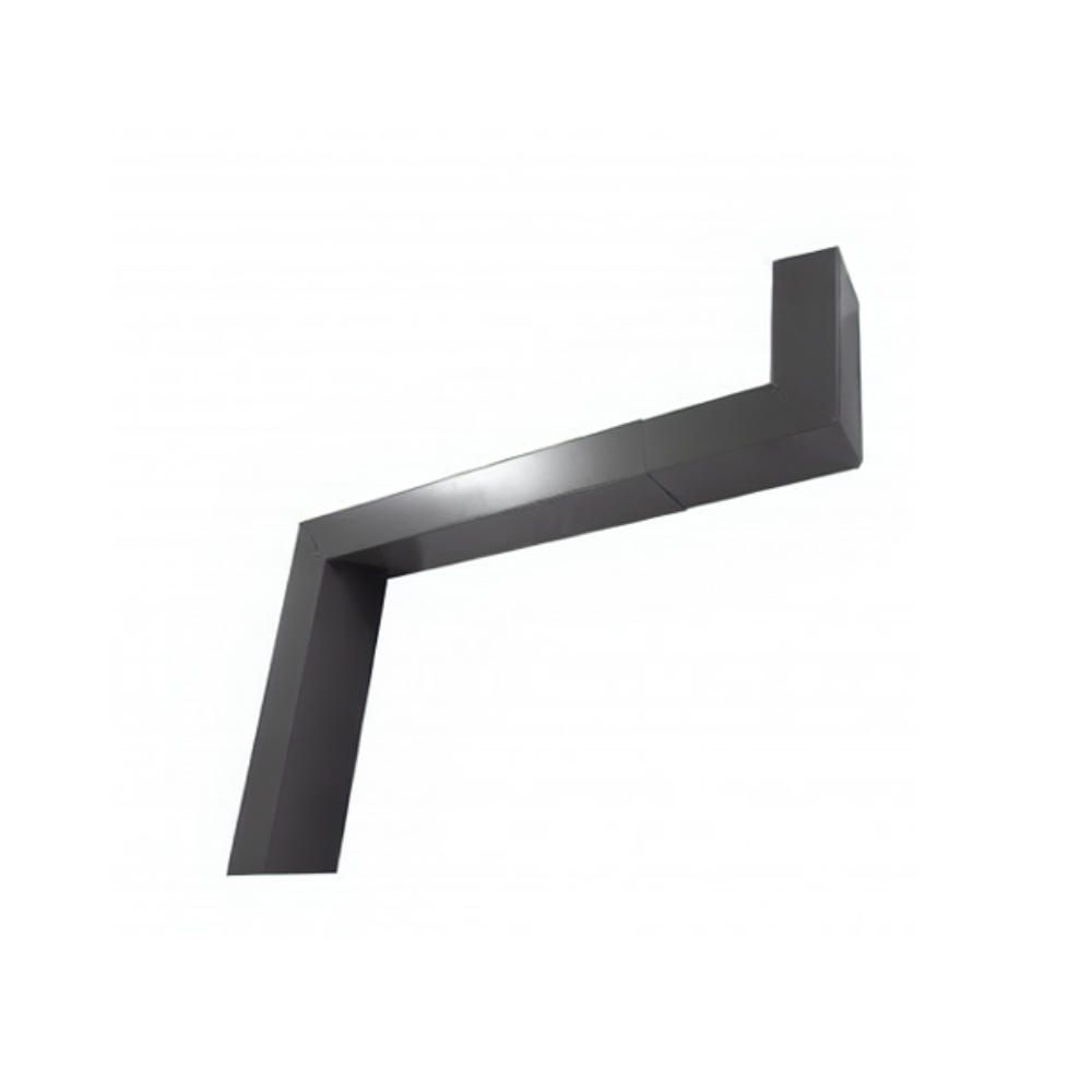 Rectangular Downpipe Offset 100mm X 50mm Zincalume - Adjustable