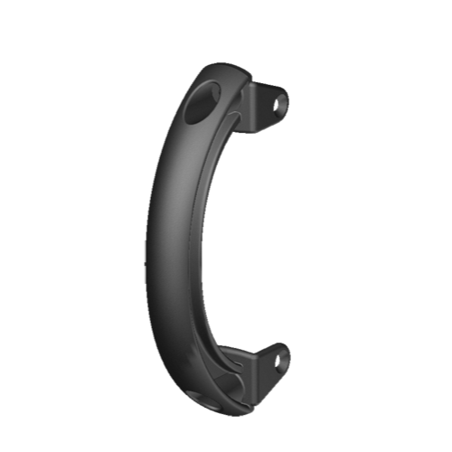 Safetech Gate Handle 150mm Long - Black Plastic